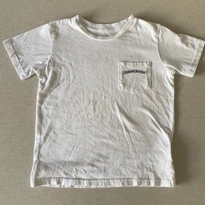 CHROME HEARTS Kids tee-shirt Size 8Y White with Black logo print